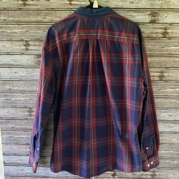 Tommy Hilfiger‎ Men's Plaid Long-Sleeved Button-Down Shirt Size XXL - Picture 2 of 9